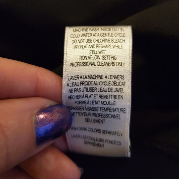 Gorgeous black velvet-like hi-lo cardigan size XS - Picture 4 of 8